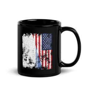Altai Republic USA Flag - Half American Mug