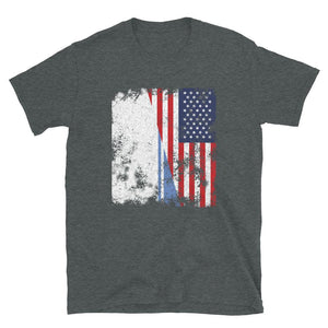 Altai Republic USA Flag - Half American T-Shirt