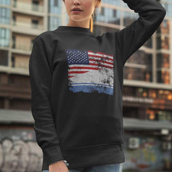 Altai Republic USA Flag Sweatshirt
