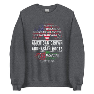 American Grown Abkhasian Roots Flag Sweatshirt