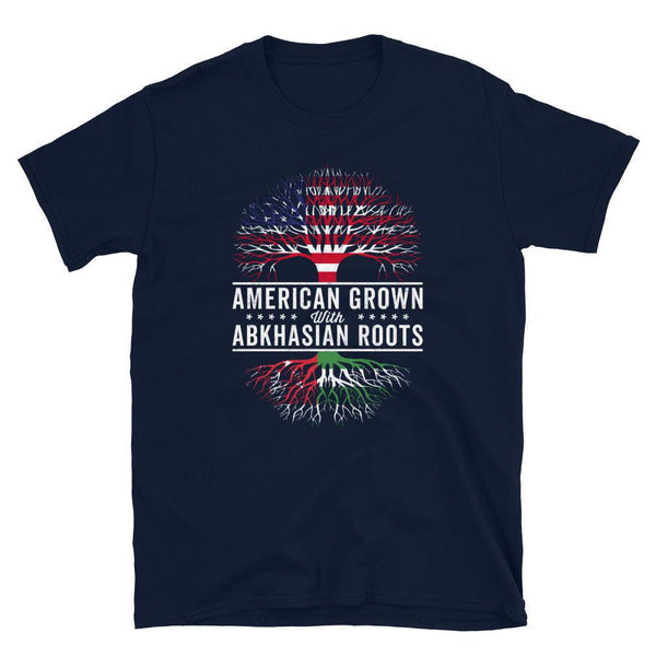 American Grown Abkhasian Roots Flag T-Shirt