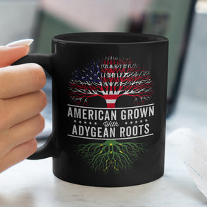 American Grown Adygean Roots Flag Mug
