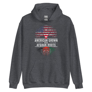 American Grown Afghan Roots Flag Hoodie