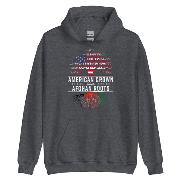 American Grown Afghan Roots Flag Hoodie