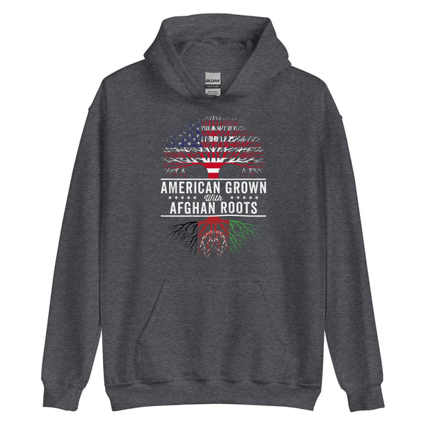 American Grown Afghan Roots Flag Hoodie