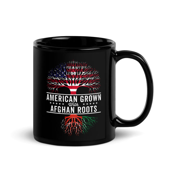 American Grown Afghan Roots Flag Mug