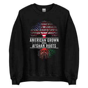 American Grown Afghan Roots Flag Sweatshirt
