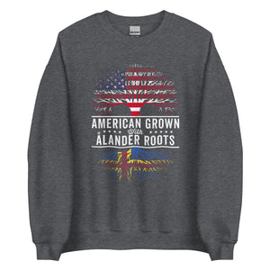 American Grown Alander Roots Flag Sweatshirt