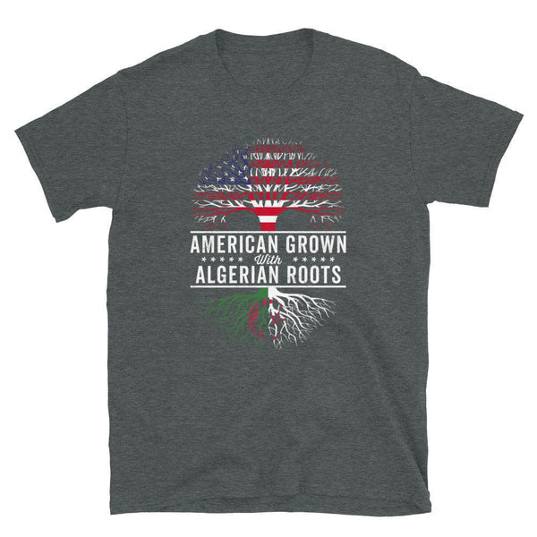 American Grown Algerian Roots Flag T-Shirt