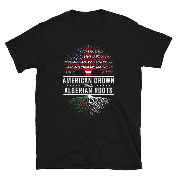 American Grown Algerian Roots Flag T-Shirt