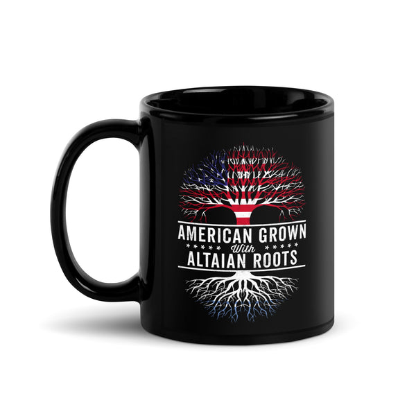 American Grown Altaian Roots Flag Mug
