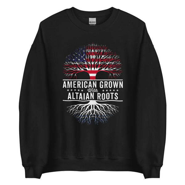 American Grown Altaian Roots Flag Sweatshirt