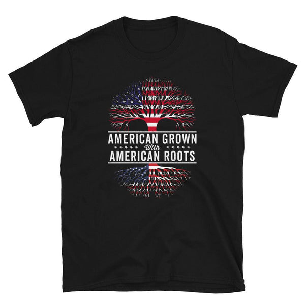 American Grown American Roots Flag T-Shirt