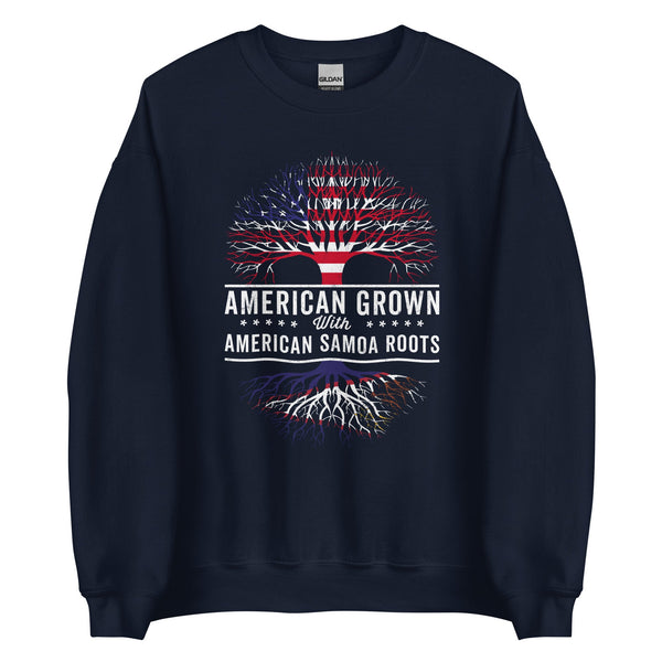 American Grown American Samoan Roots Flag Sweatshirt