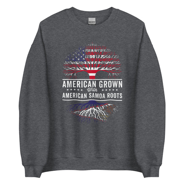 American Grown American Samoan Roots Flag Sweatshirt