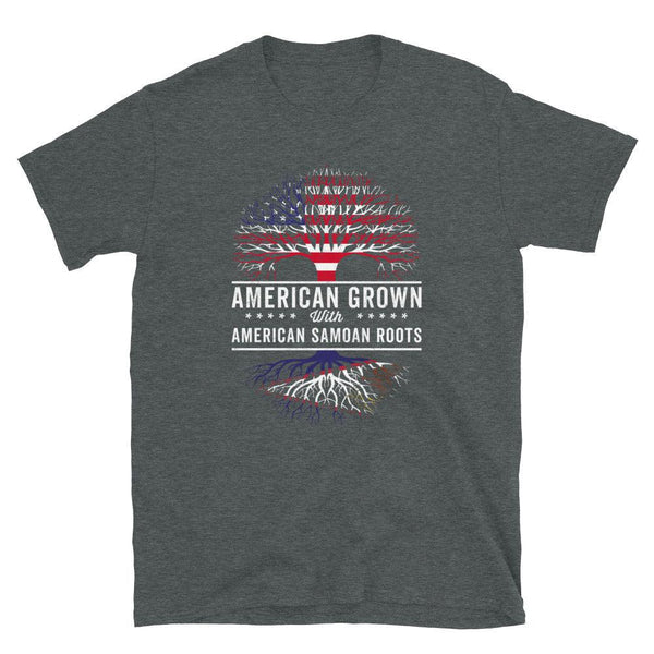 American Grown American Samoan Roots Flag T-Shirt