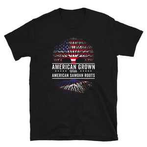 American Grown American Samoan Roots Flag T-Shirt