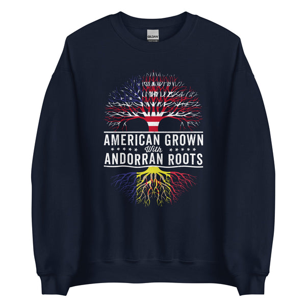 American Grown Andorran Roots Flag Sweatshirt