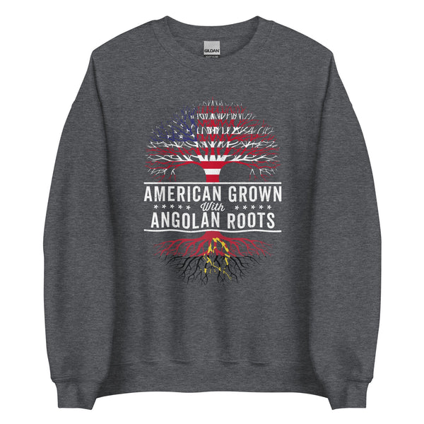 American Grown Angolan Roots Flag Sweatshirt