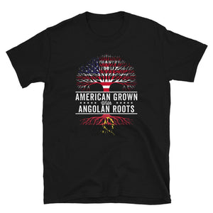 American Grown Angolan Roots Flag T-Shirt