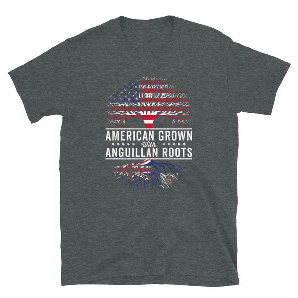 American Grown Anguillan Roots Flag T-Shirt