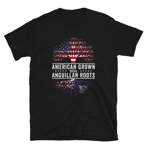 American Grown Anguillan Roots Flag T-Shirt