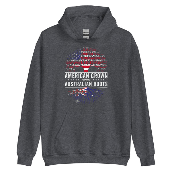 American Grown Australian Roots Flag Hoodie