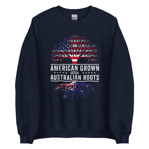 American Grown Australian Roots Flag Sweatshirt