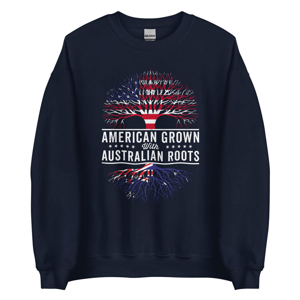 American Grown Australian Roots Flag Sweatshirt