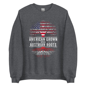 American Grown Austrian Roots Flag Sweatshirt