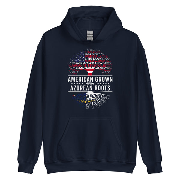 American Grown Azorean Roots Flag Hoodie