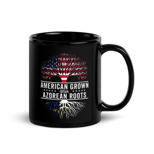 American Grown Azorean Roots Flag Mug