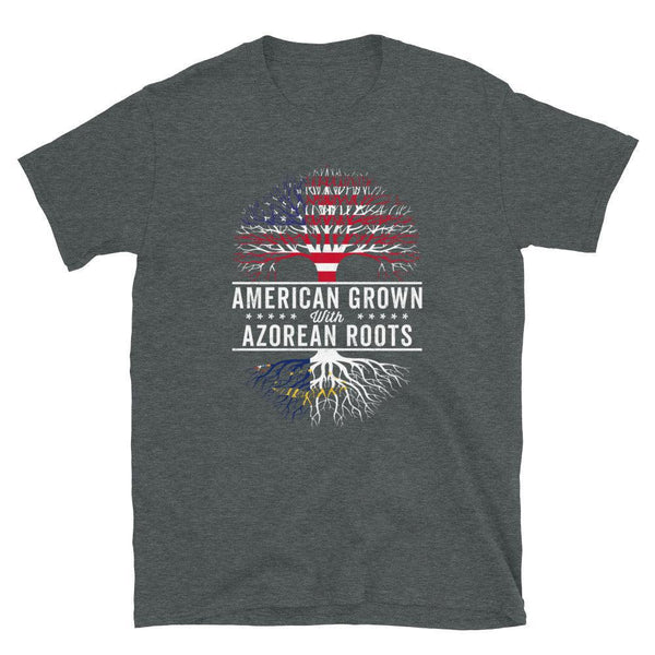 American Grown Azorean Roots Flag T-Shirt