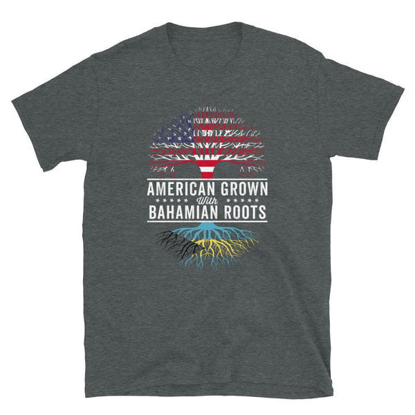 American Grown Bahamian Roots Flag T-Shirt