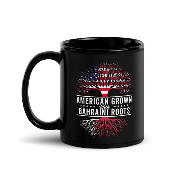 American Grown Bahraini Roots Flag Mug