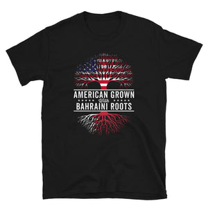 American Grown Bahraini Roots Flag T-Shirt