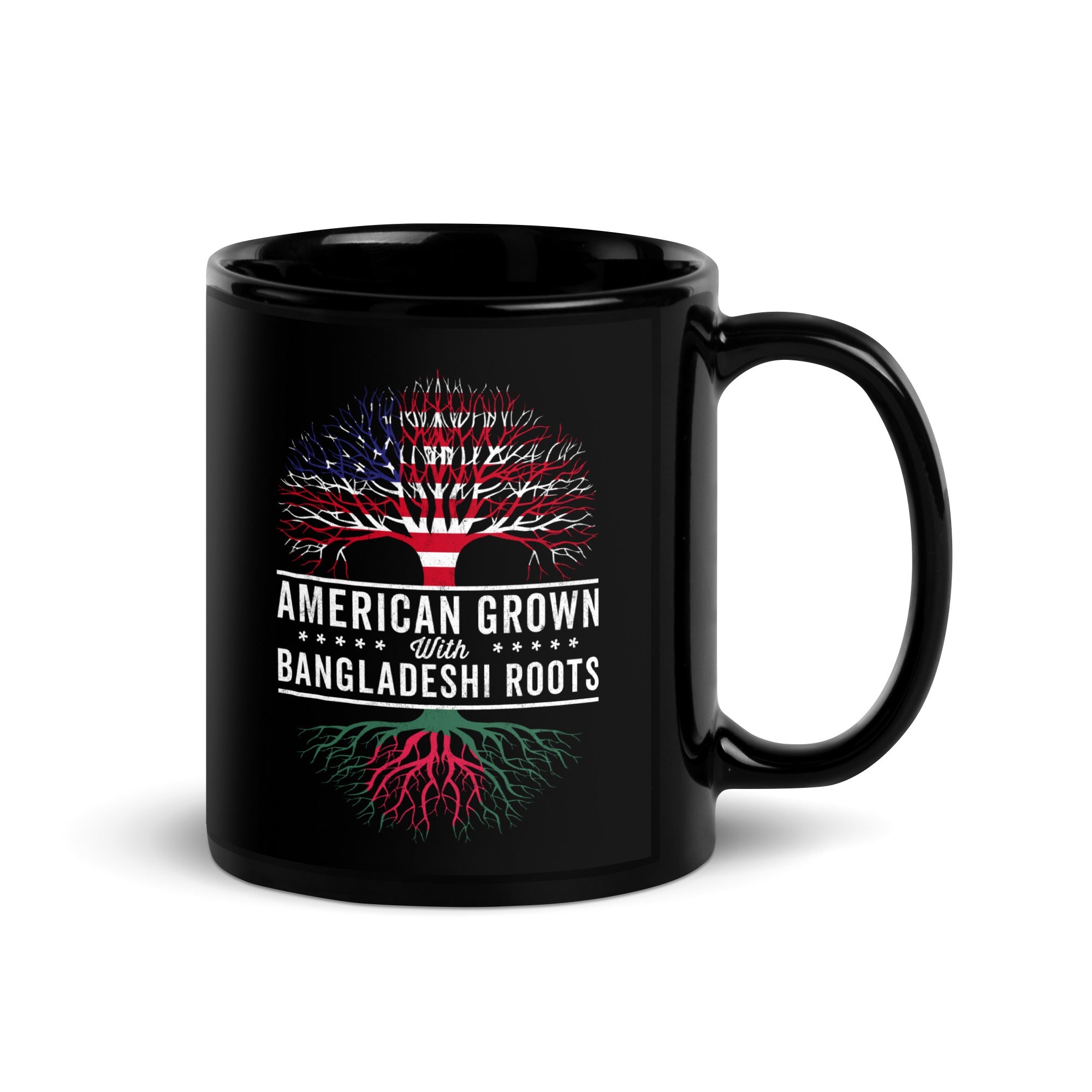 American Grown Bangladeshi Roots Flag Mug