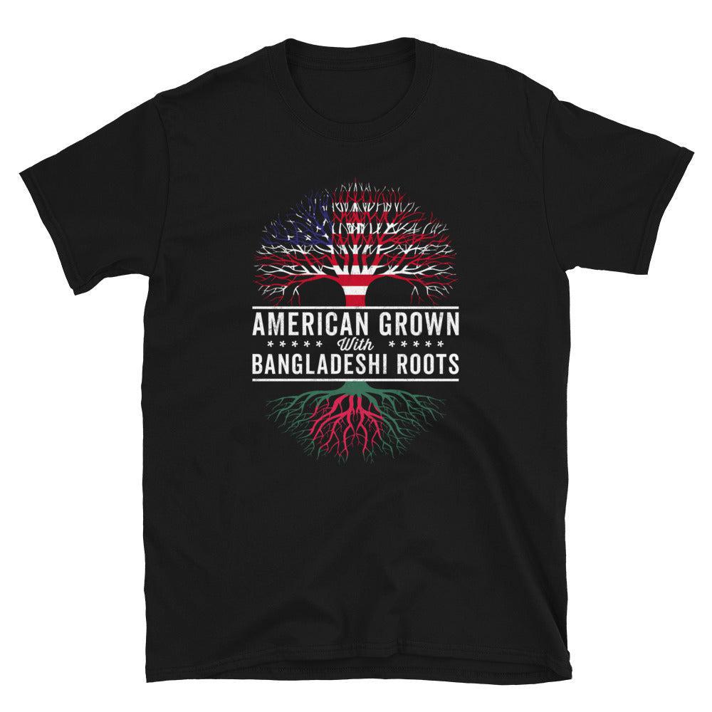 American Grown Bangladeshi Roots Flag T-Shirt