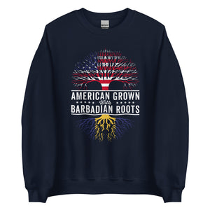 American Grown Barbadian Roots Flag Sweatshirt