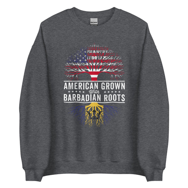 American Grown Barbadian Roots Flag Sweatshirt