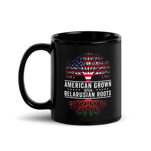 American Grown Belarusian Roots Flag Mug