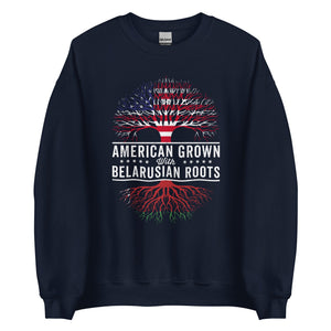 American Grown Belarusian Roots Flag Sweatshirt