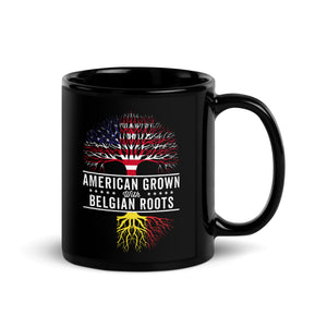 American Grown Belgian Roots Flag Mug