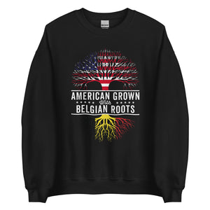 American Grown Belgian Roots Flag Sweatshirt