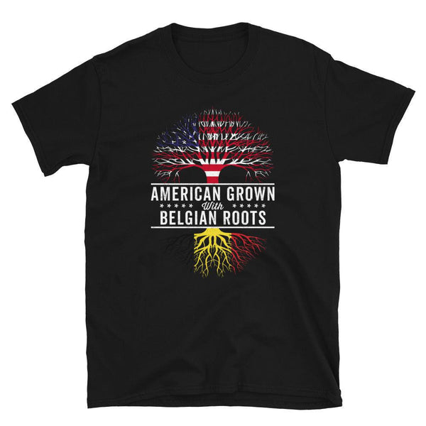 American Grown Belgian Roots Flag T-Shirt