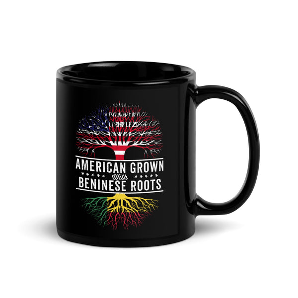 American Grown Beninese Roots Flag Mug