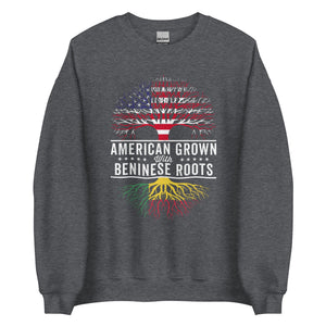 American Grown Beninese Roots Flag Sweatshirt