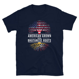 American Grown Bhutanese Roots Flag T-Shirt