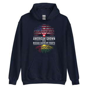 American Grown Bissau Guinean Roots Flag Hoodie