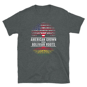 American Grown Bolivian Roots Flag T-Shirt